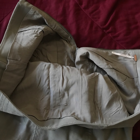 Free People Suede Pencil Skirt Size 6 Modern Femme Vegan Suede Mini Skirt - Picture 7 of 9